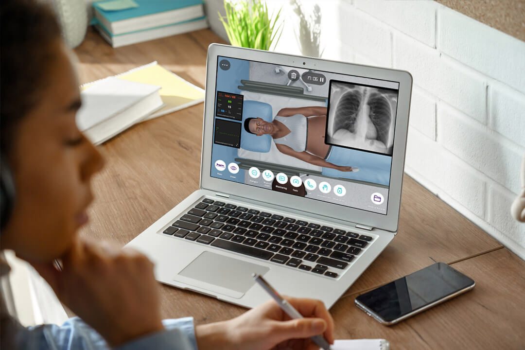 Online SelfLearning Medical Courses with Virtual Patients Body Interact