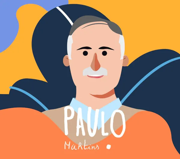 vector illustration of Doctor Paulo Martins