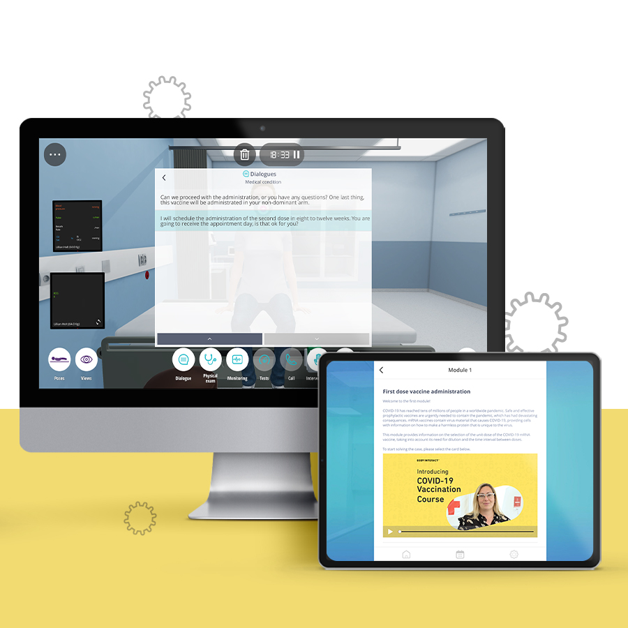 Body Interact COVID-19 Free Vaccination Course for current and future healthcare professionals