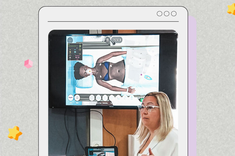 Professor Leila Sales from the Portuguese Red Cross Lisbon Health School