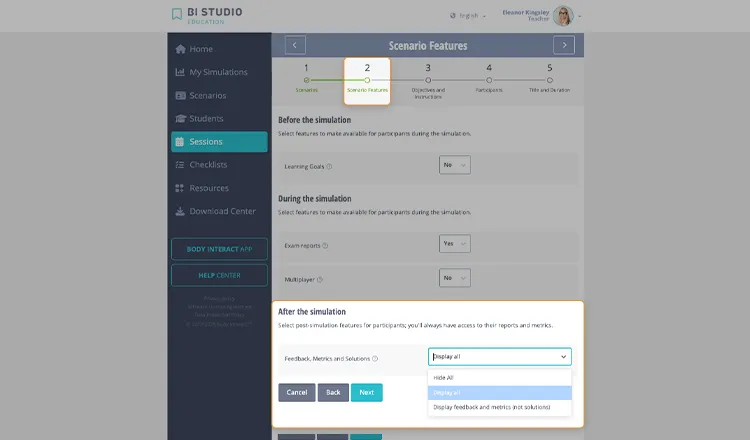 Transforming feedback: Exploring Body Interact’s AI-Powered Simulation Report