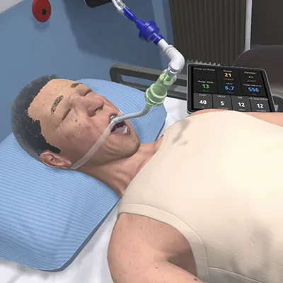 advanced ventilatory algorithm with integrated blood gas physiology