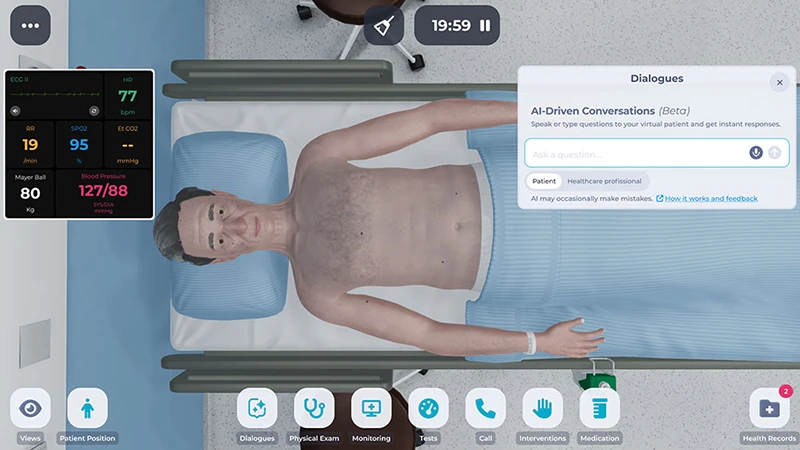 AI-Driven Conversations - Virtual Patient