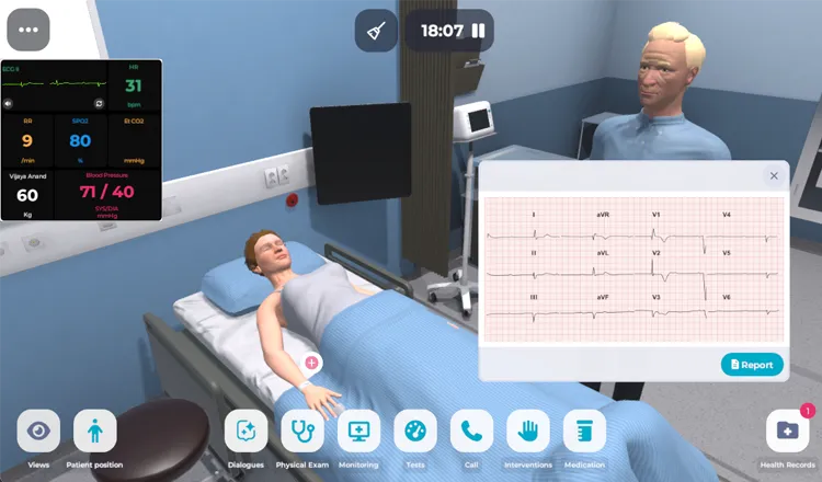 Training Cardiac Arrest Through Simulation